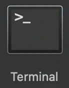 Icon Terminal Application.