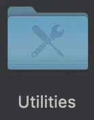 Finder Utilities Folder.