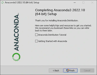 Completing Anacond3 Setup