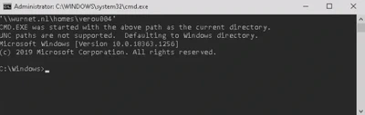 Command Prompt with Adminstrative Rights.